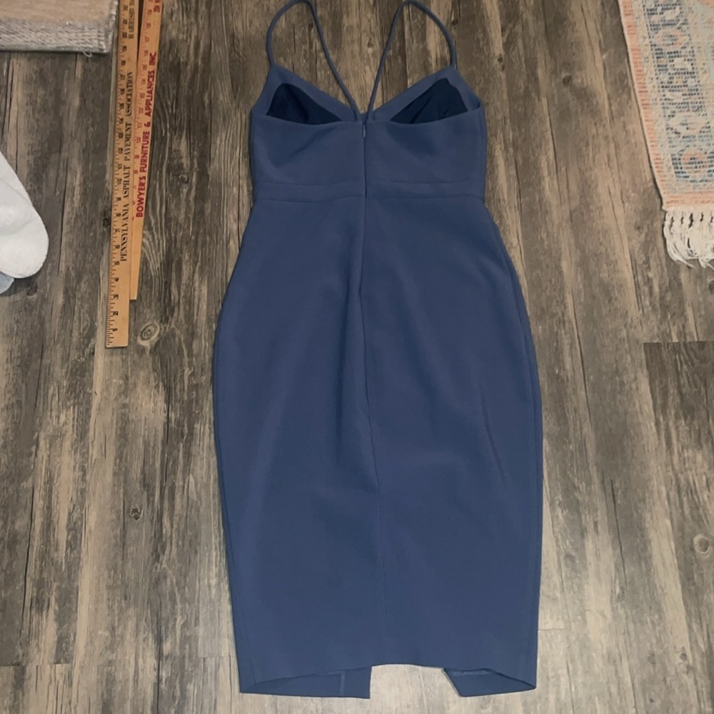 Likely from REVOLVE - Denlan Dress in Steel Bluesize 4 sold out on site - Picture 7 of 9